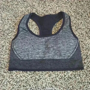 Grey Sports Bra